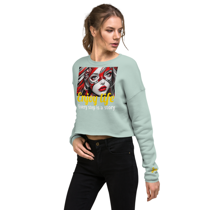 Enjoy Life 05 Crop Sweatshirt