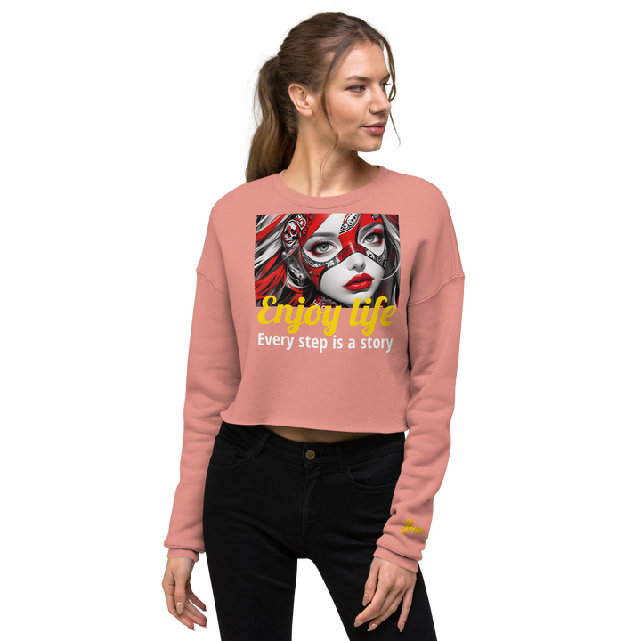 Enjoy Life 05 Crop Sweatshirt
