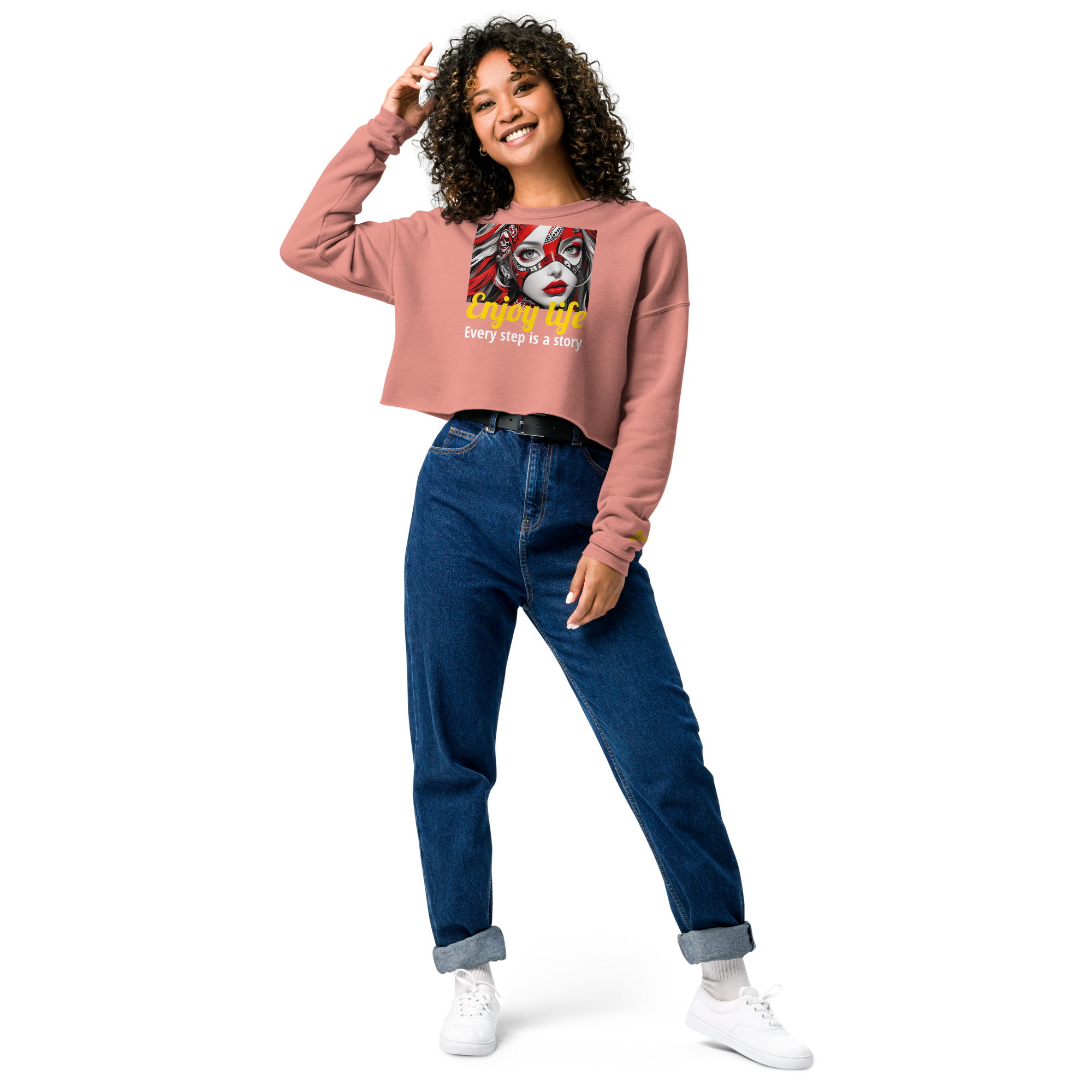 Enjoy Life 05 Crop Sweatshirt