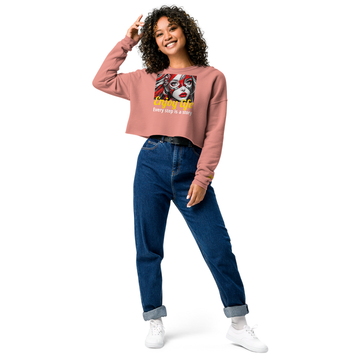 Enjoy Life 05 Crop Sweatshirt