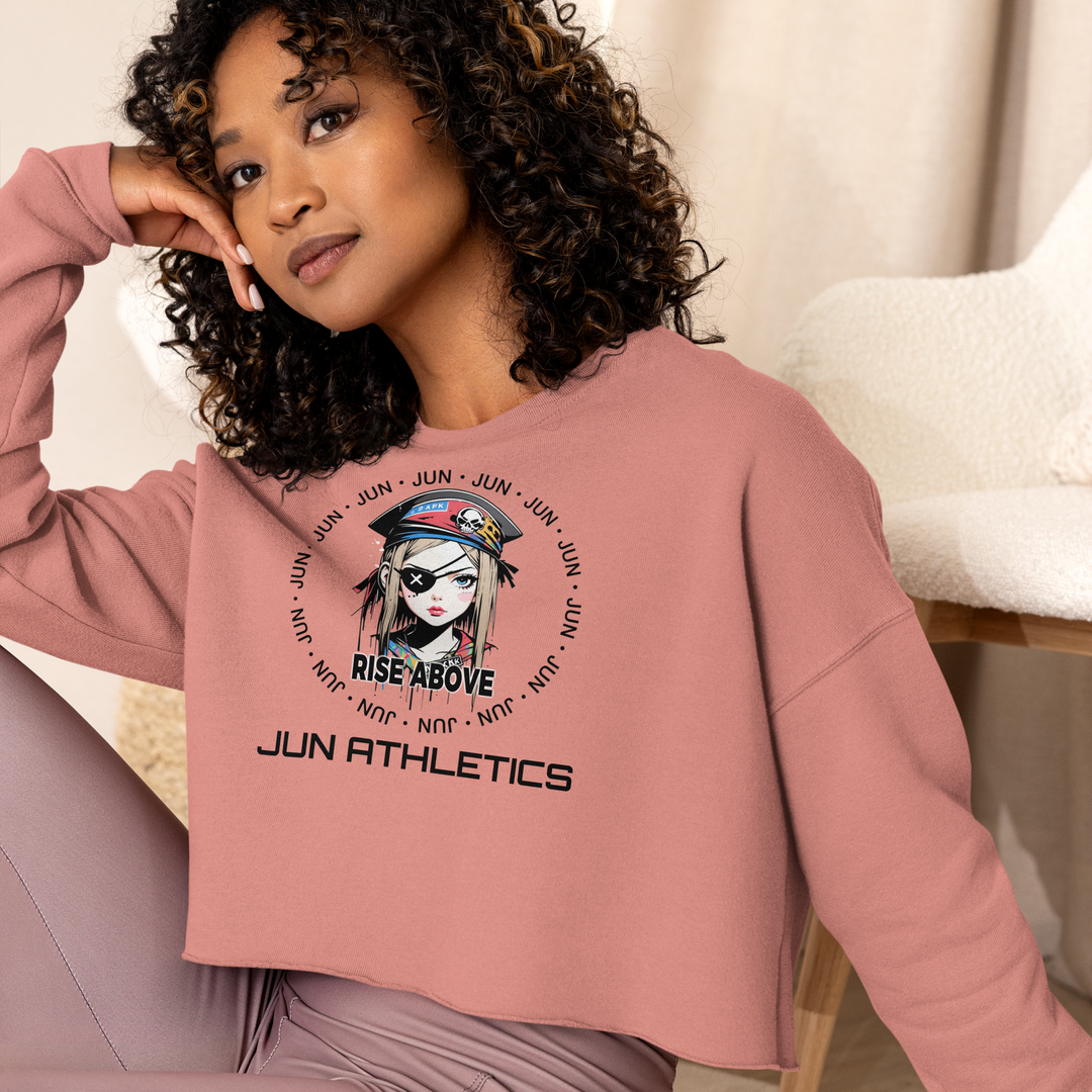 RISE ABOVE 01 Crop Sweatshirt 1