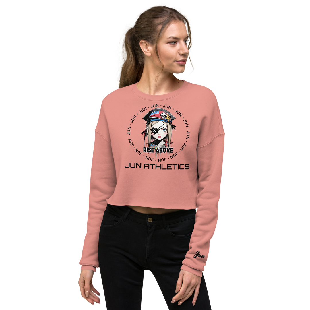 RISE ABOVE 01 Crop Sweatshirt 1