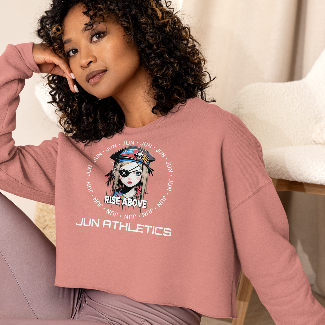 RISE ABOVE 01 Crop Sweatshirt 2
