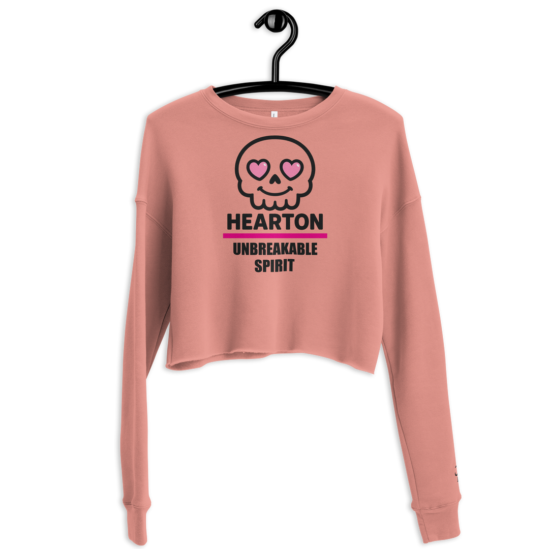 HEARTON 01｜Crop Sweatshirt｜UNBREAKABLE SPIRIT