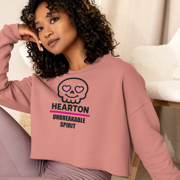 HEARTON 01｜Crop Sweatshirt｜UNBREAKABLE SPIRIT