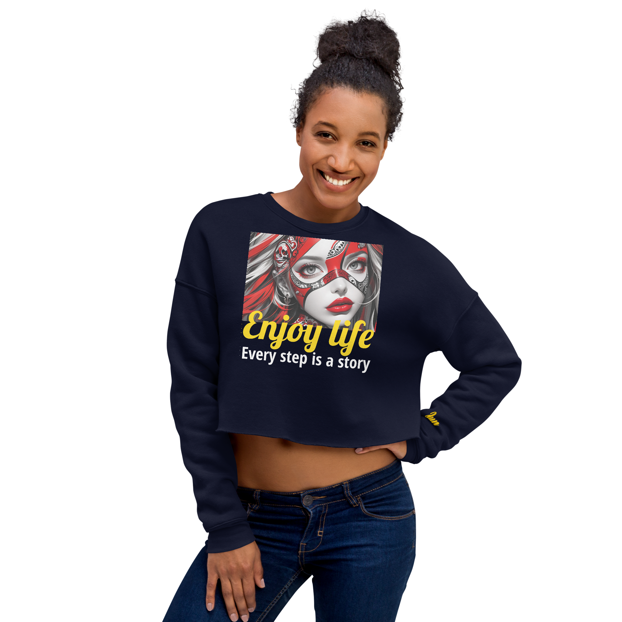 Enjoy Life 05 Crop Sweatshirt