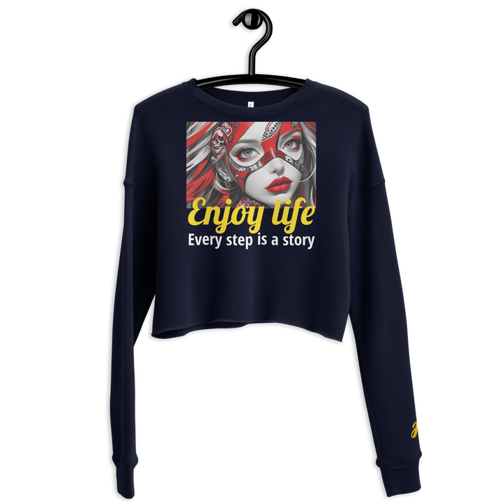 Enjoy Life 05 Crop Sweatshirt