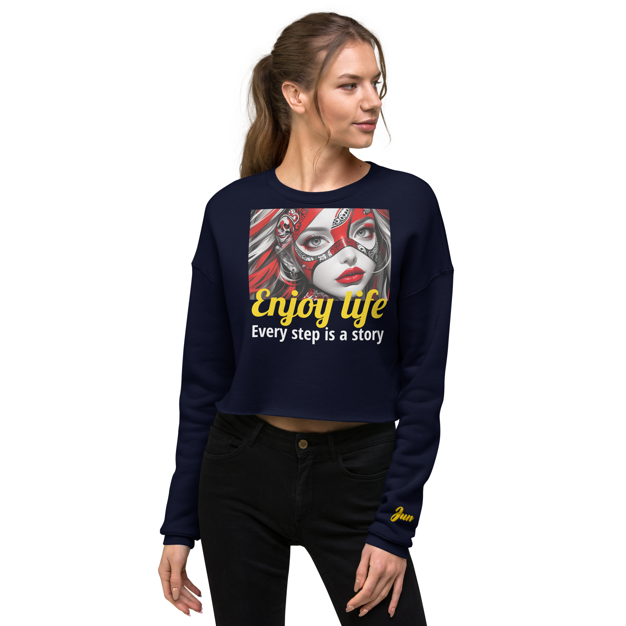 Enjoy Life 05 Crop Sweatshirt