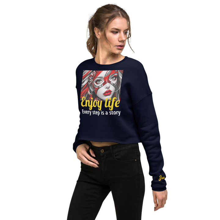 Enjoy Life 05 Crop Sweatshirt