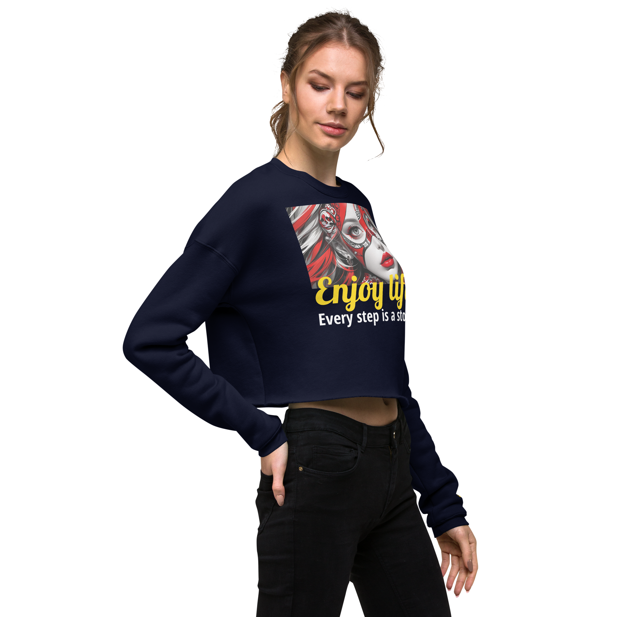 Enjoy Life 05 Crop Sweatshirt